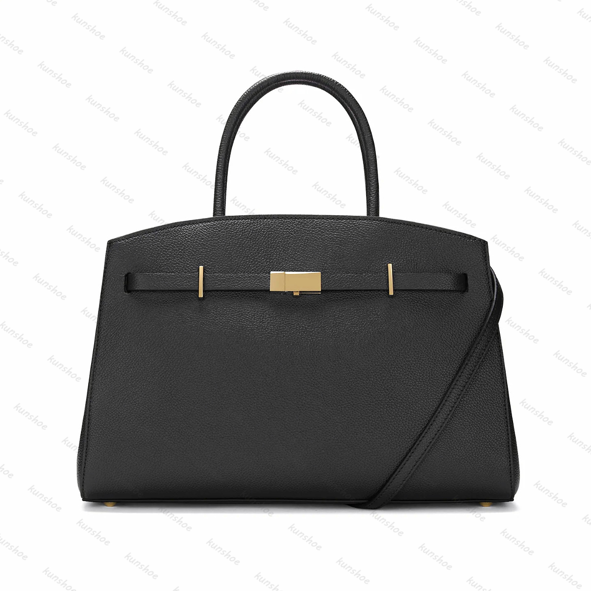 designer hot women hudson totes luxury crossbody lychee leather cowhide gold buckle high quality shoulder square bag-image-1112824649