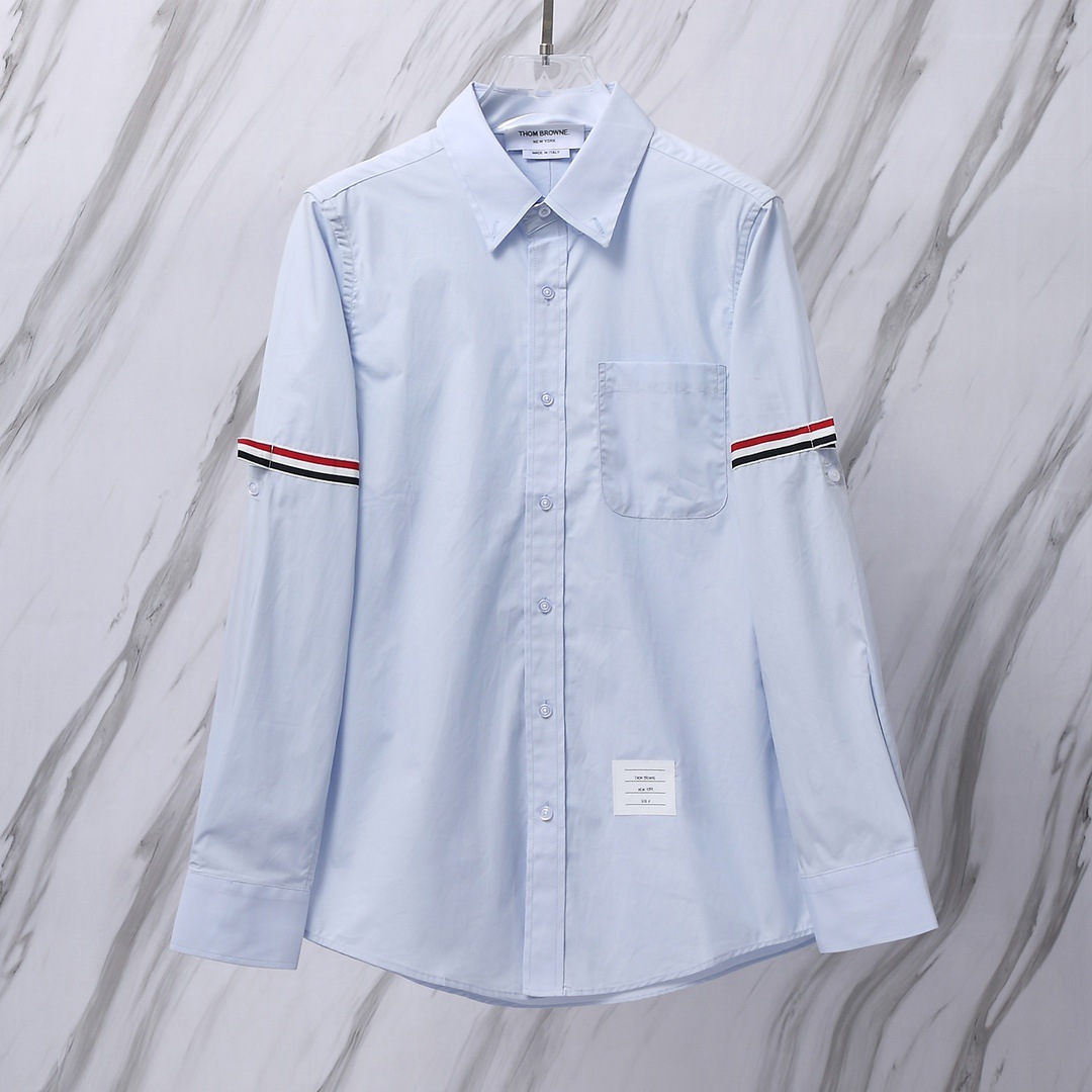 Men Chemise Homme Shirt 2026 Men's TB Long Sleeve Oxford Dress Shirt Preppy Business Casual Formal Shirt Streetwear Fashion Tops Mens Shirts De