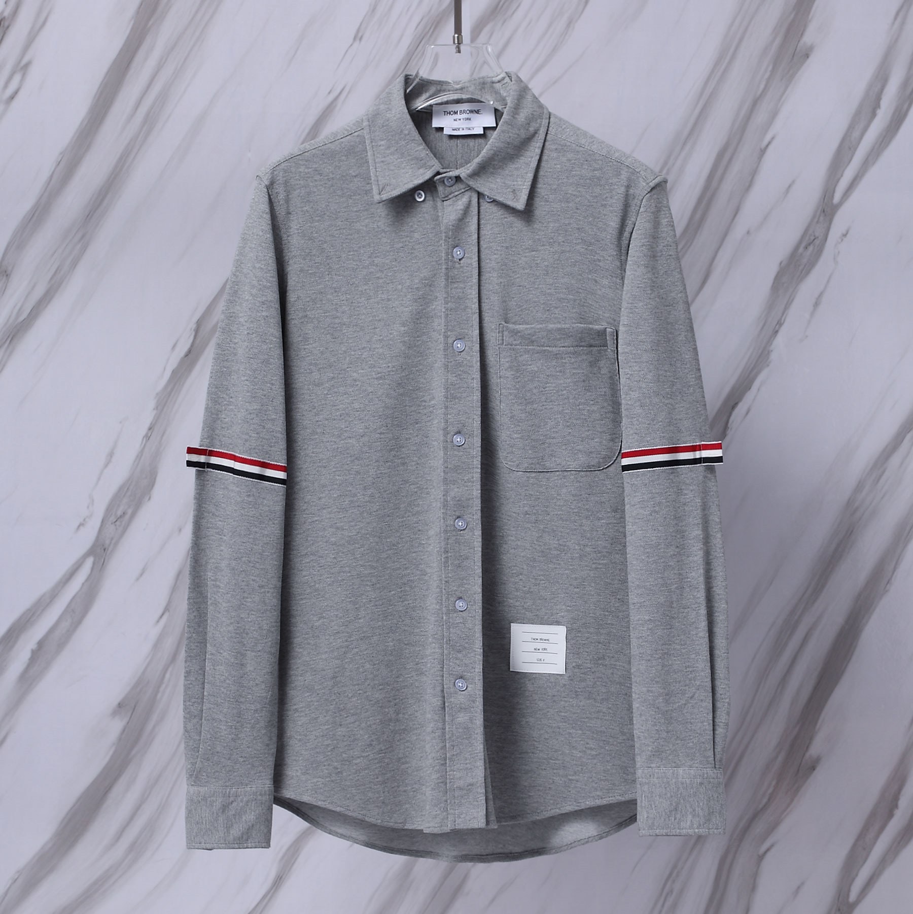 Spiegelkwaliteit 2026 Nieuwe heren TB Oxford overhemd met lange mouwen Preppy stijl Casual formeel zakelijk overhemd Mode streetwear tops voor dagel