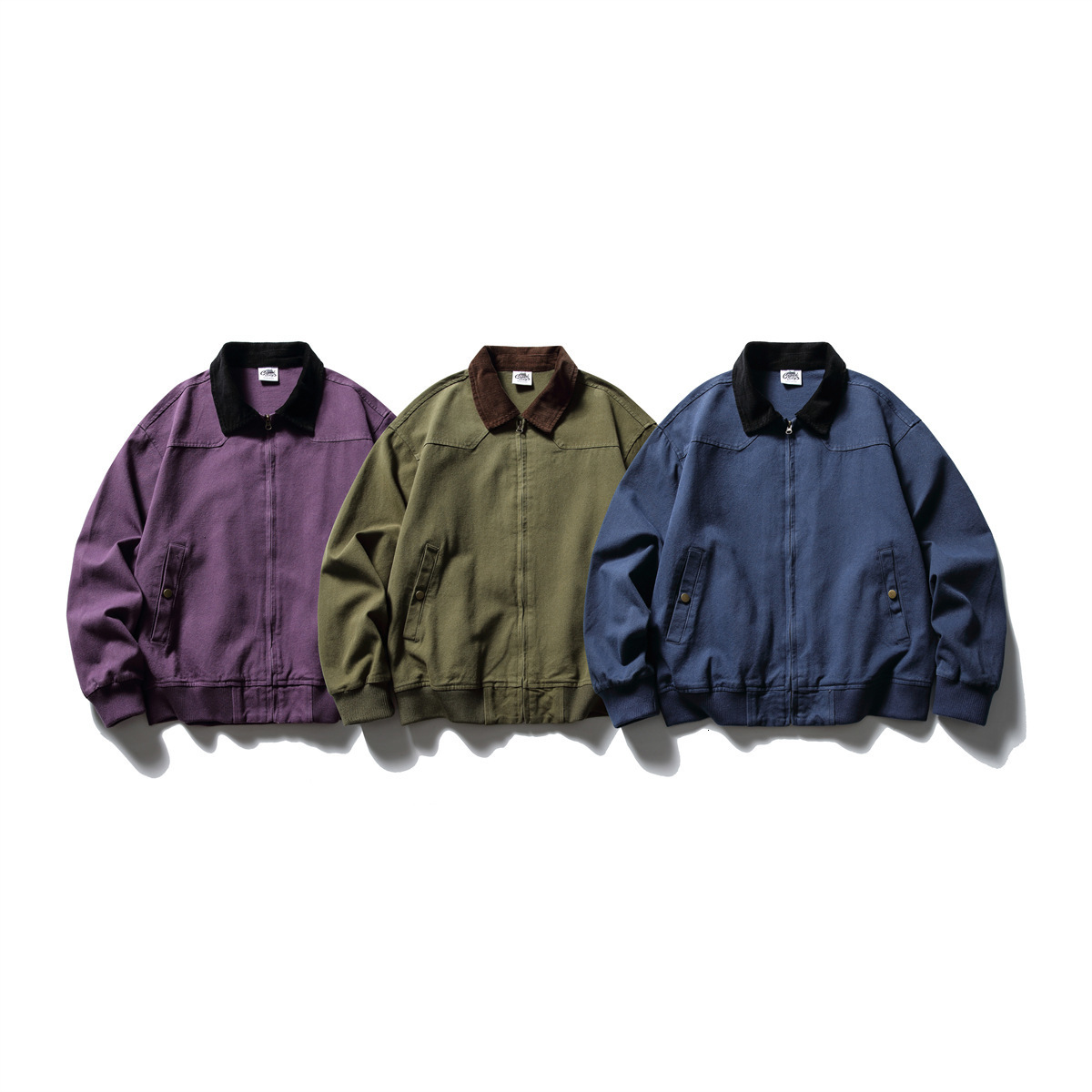 Northbound Mens Apparel American Fashion Brand 2024 Autumn New Detroit Jacket Mens Color-Block Turn-Down Collar Jacket 240828