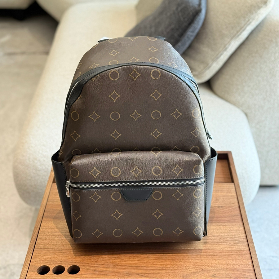 Sac à dos pour hommes de concepteur en cuir classique loisirs affaires lettre modèle sac à dos confortable haut de gamme école sport affaires voy