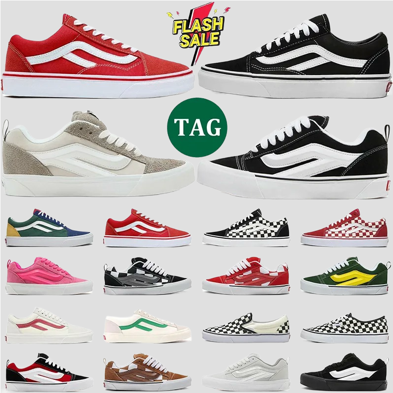 2026 TOP designer shoes for men women knu skool casual canvas skateboard sneakers red pink black white yellow mens trainers designer shoes