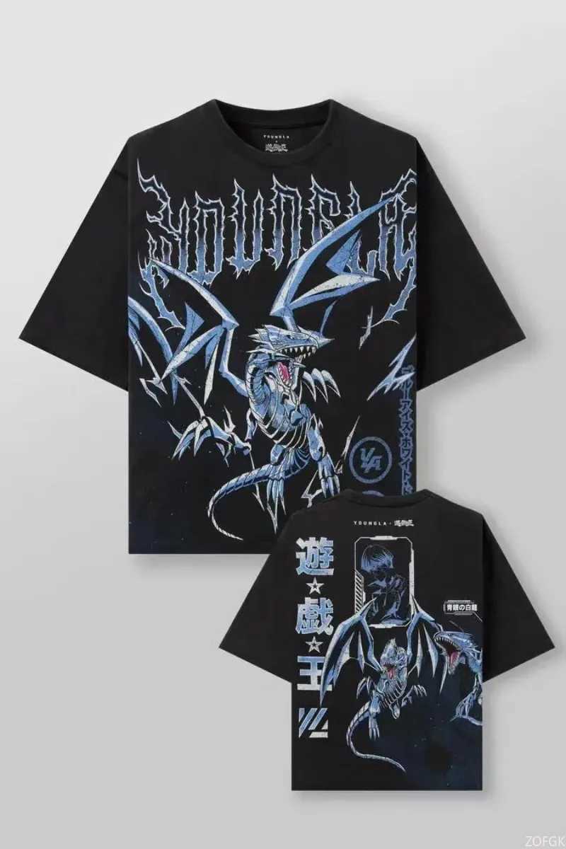 2025 Yu-Gi-Oh Printed T T-shirt Oversised Trendy Game Fan Summer Mens and Women Fashion Casu L260326