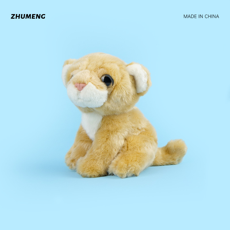 Hot-selling children's cute sitting toy birthday gift doll simulation lioness plush doll-image-1099148852