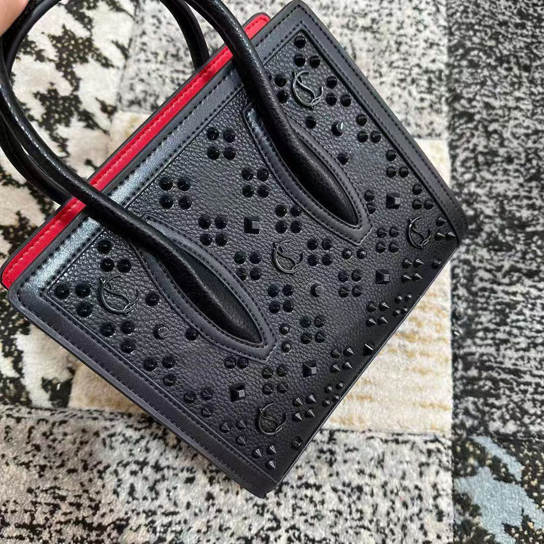 Cabata Red Rivet Totes Designer Bottom Bag Genuine Leather Shopping Bags Handbag Large Chain Composite Handbags Purse Foreign Style Tote Wallet Men