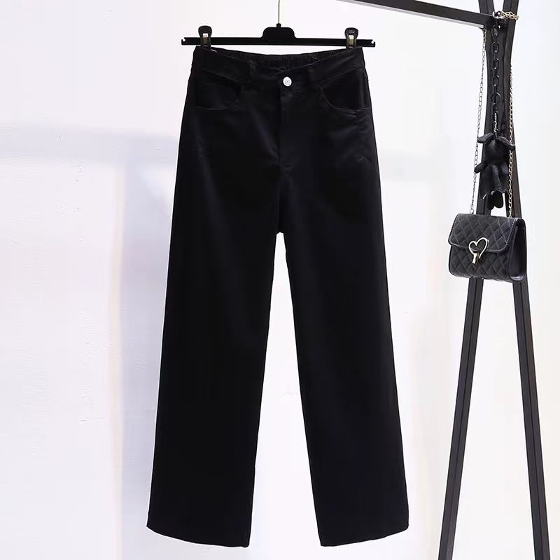 020 Summer slim high-waist narrow-cut straight-leg jeans