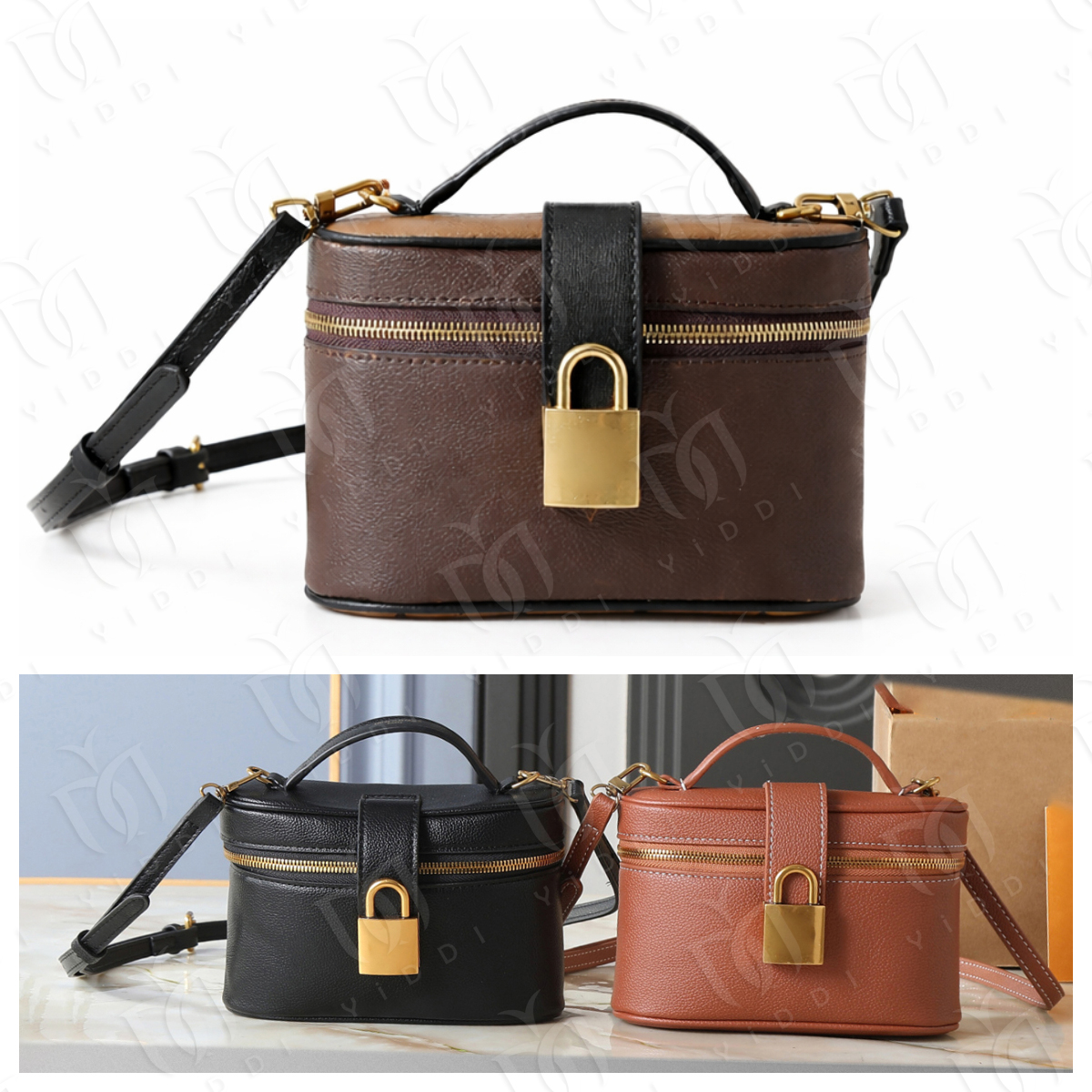 Low Key Vanity bag Designer bag luxury makeup bag Women small Square bag Mini Square Shoulder bag Vanity Case box Mini Crossbody bag Designer Small