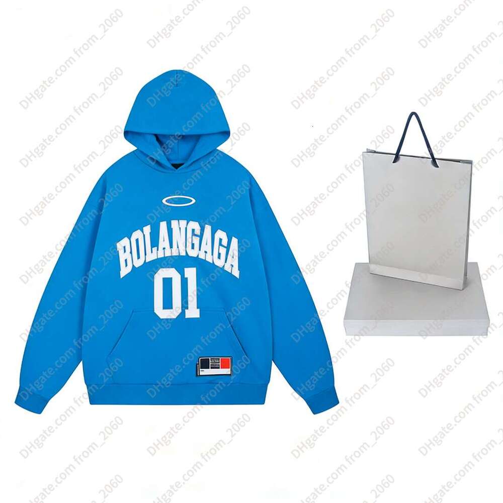 Men Hoodie Embroidered Basketball Jersey Style With Box Long Sleeve High Quality Oversize Sweatshirt Unisex Streetwear Plus Size Pullover Hooded