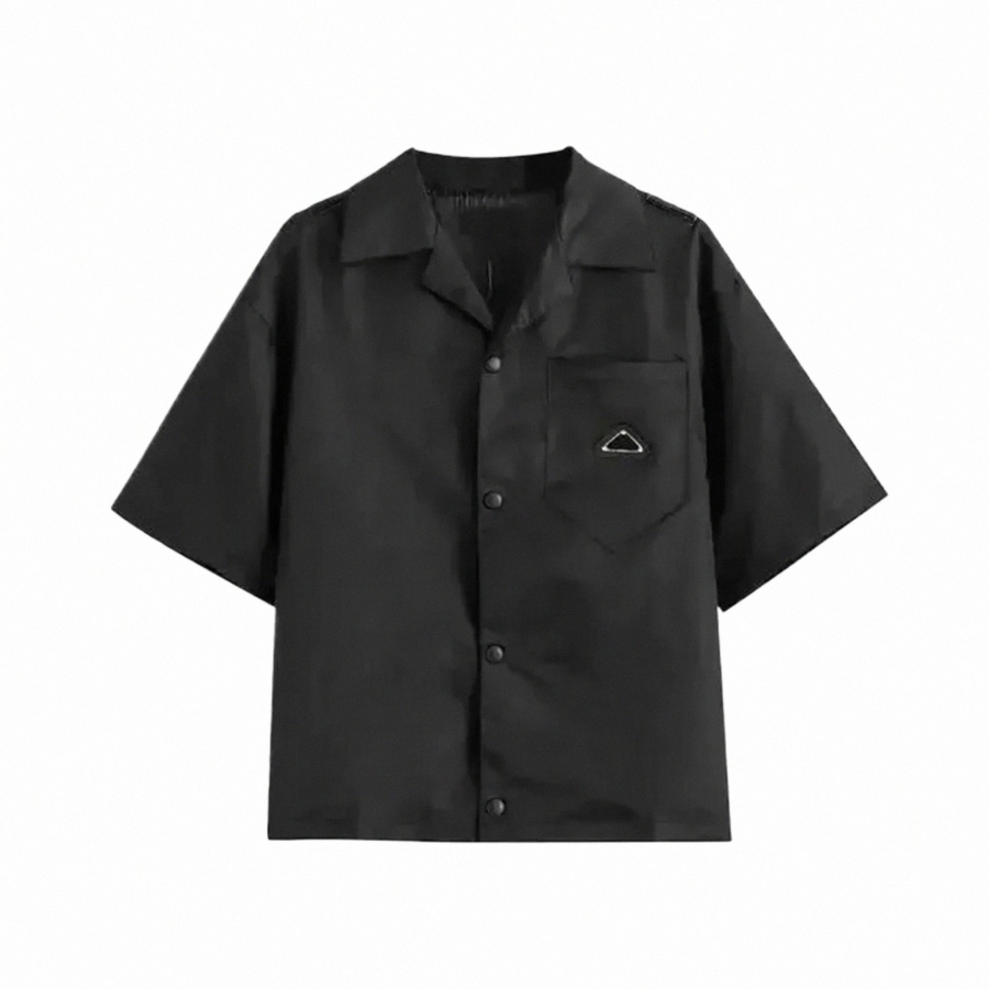 5a Designer Shirt Mens Button Up Print Shirts 2025 Luxury Summer Fashion Quick drying Shirt splash-ink letter print design couple Casual Beach Polo