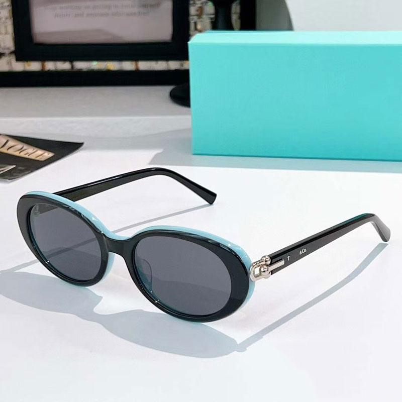 women designer sunglasses classic oval metal frames outdoor beach travel sun glasses for men with box nice
