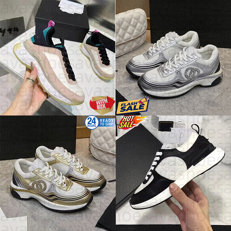 With Box Designer shoes for mens womens trainers outdoor shoes sports shoes Retro Suede Mesh Gold Silver platform sneaker luxury shoes runner shoes