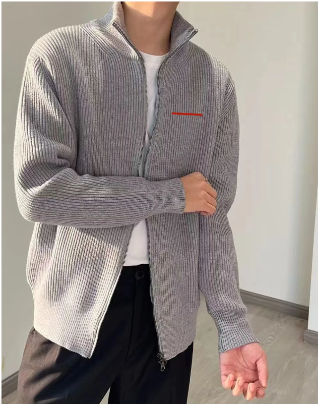 mens sweater cardigan designer mens knitted sweater autumn outdoor knitted jacket versatile fashion casual cardigan sweater M-3XL