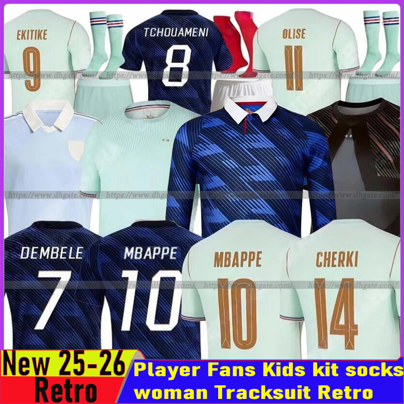 France jersey 2026 french soccer jerseys MBAPPE THAUVIN BARCOLA OLISE EKITIKE francia 26 27 KANTE france world cup 2026 football shirt Men kids k-image-971716598