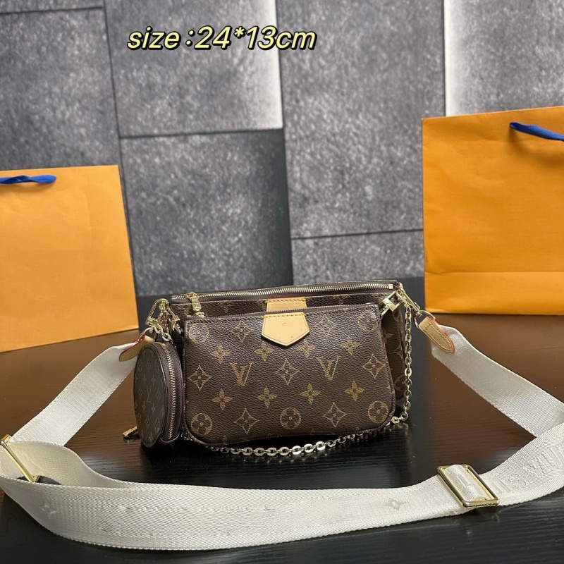 Designer 5 in 1 Women's CrossBody astore Bag with Luxury Multi Pochette Shoulder White Strap Wallet Handstore Bags Top Quality Evening Bags
