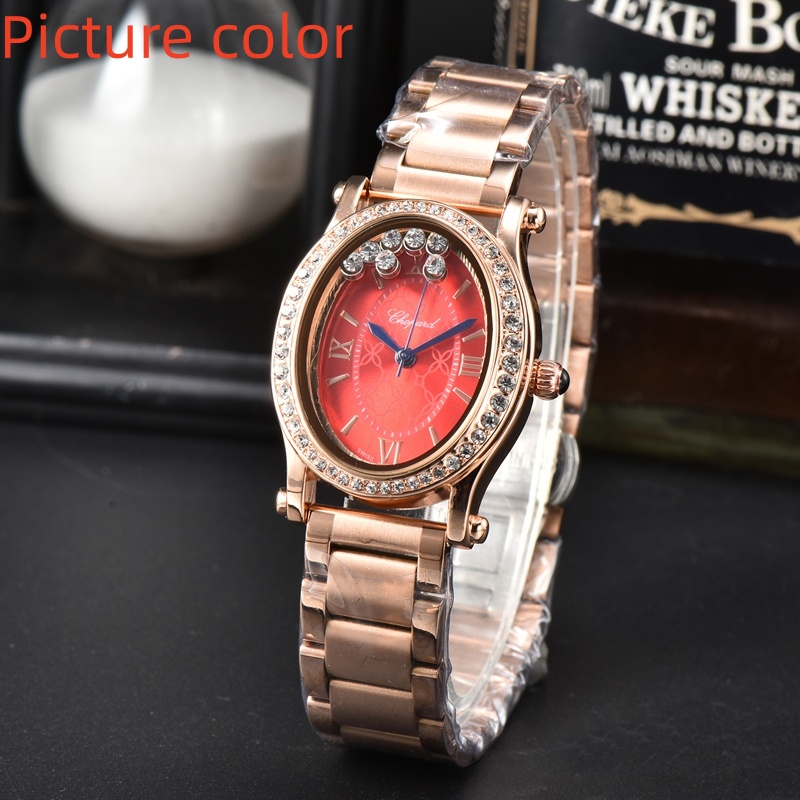 Chop Wrist Watches for Women 2026 Womens Watches Three needles Quartz Wastch Top Luxury Brand Diamond designer Clock Leather And Steel Strap Fashion