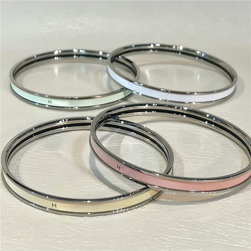 Designer Bracelet Mens luxury Bracelet Titanium Steel Enamel Bangle 18k rose gold 20 Styles Fashion Jewelry Luxury Stylish Stackable Accessory fo-image-1099103793