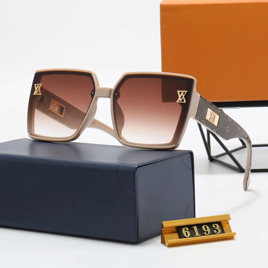 Polarized Sunglasses Designer Sunglasses for Women Men Classic Eyeglasses Summer Goggle Beach Sun Glasses Letter Design Mens Womens Oversized Sun-image-978617189