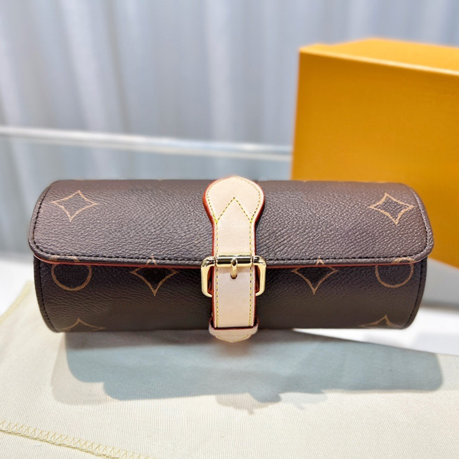 Designer Watch Box Jewelry Box Retro Genuine Leather Watch Cases Watch Accessories Fashion Box Multi Portable Cases Mens Watch Boxes