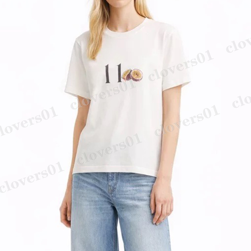 Fashion Women's Short-sleeved T Shirt Fruit Printed T-shirt for Summer-image-994122728