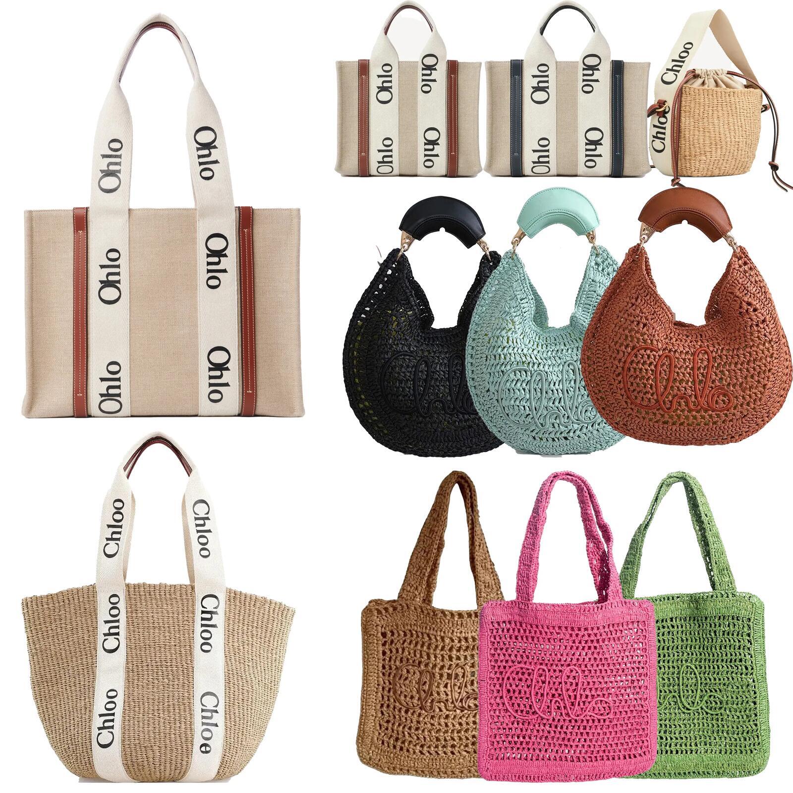 Designer Bags Tote Bags Luxury Bags Beach Bags Women's Fashion Bags Linen Canvas Bags High-Quality Shoulder Bags Large Capacity Shopping Crossb