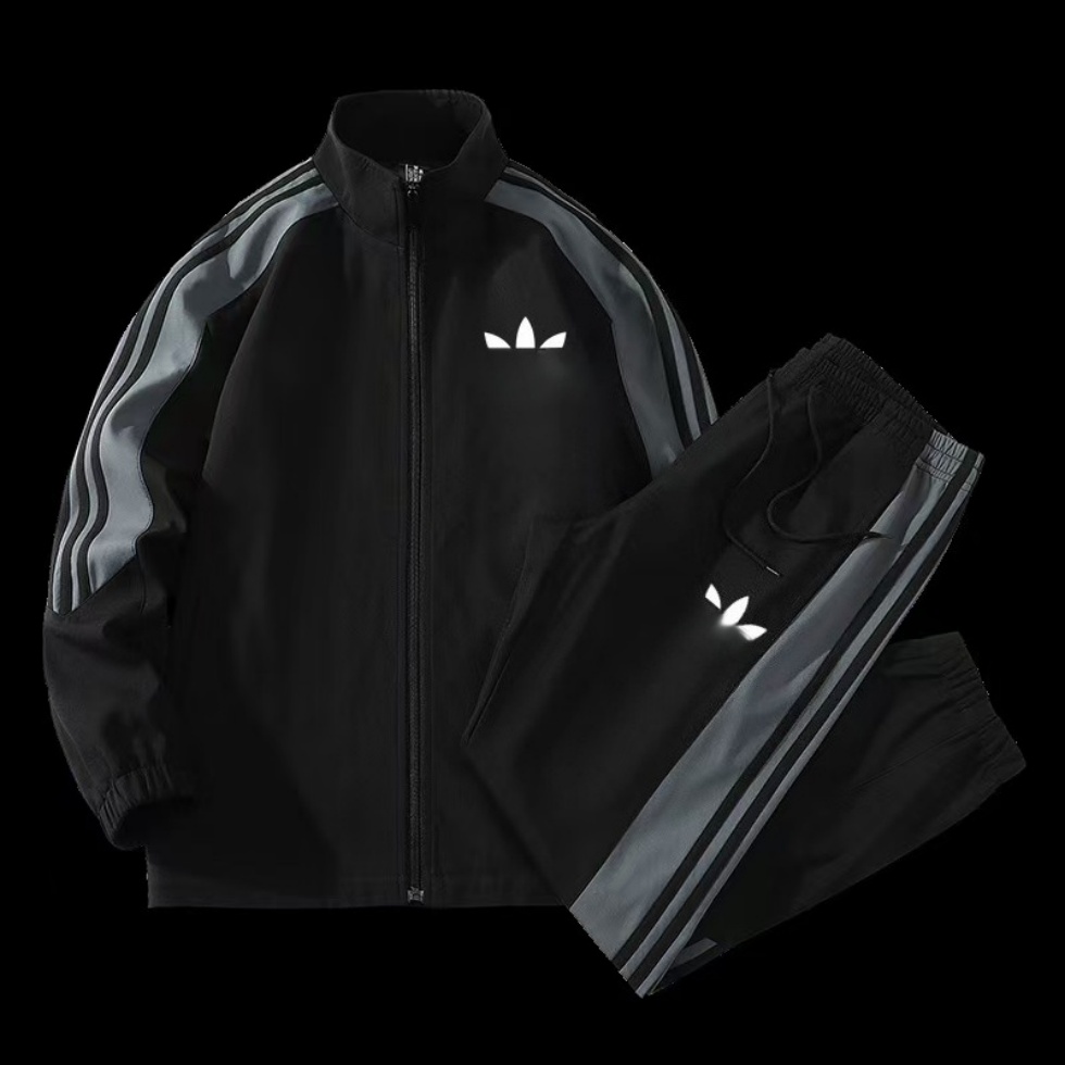 Brand Mens Tracksuit Designer 2 Piece Set Black Jogging Suit Men Fashion Clothing Streetwear Clothes Sweat Suits Running Clothes Plus