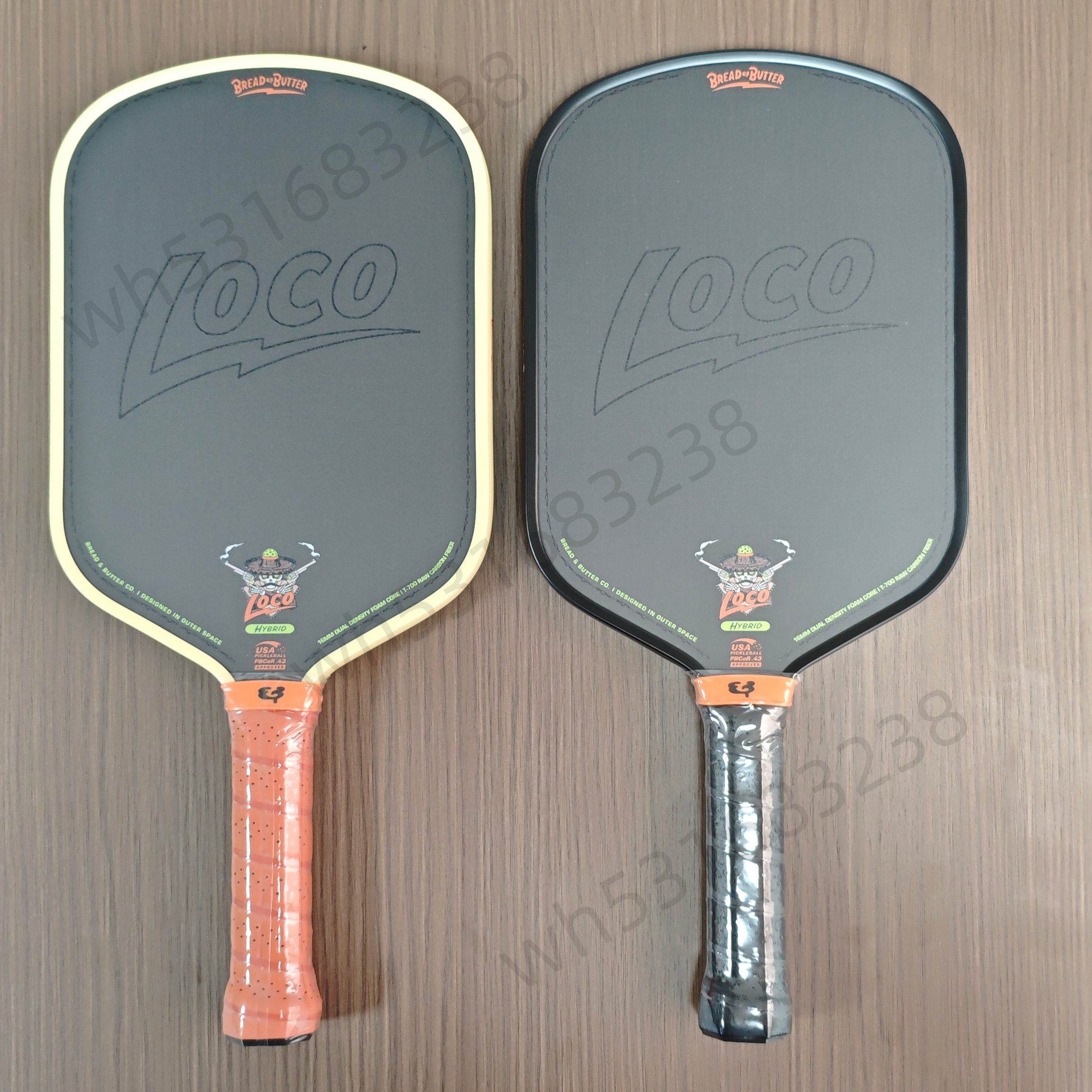 Bread&Butter LOCO Pickleball Paddle 16mm Pickleball Paddle Carbon fiber racket shock-absorbing and wear-resistant, comes with original racket cov-image-1099299234