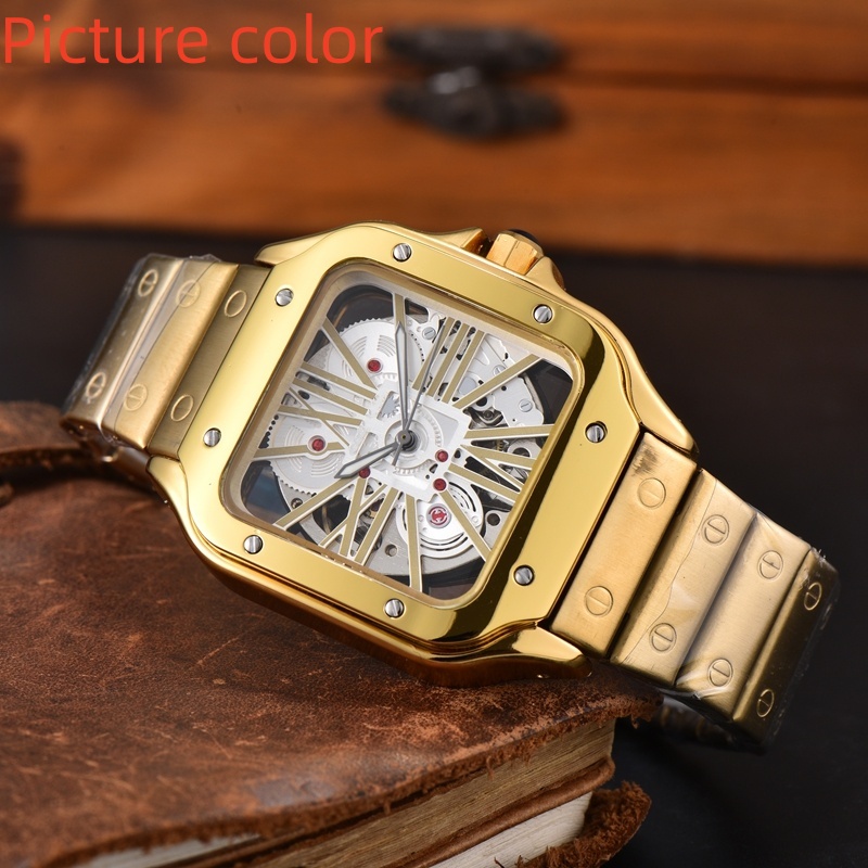 Car Wrist Watches for 2026 Mens Watches Three needles Automatic mechanical Watch High quality Top Luxury Brand Steel Belt Elegant Fashion designer H