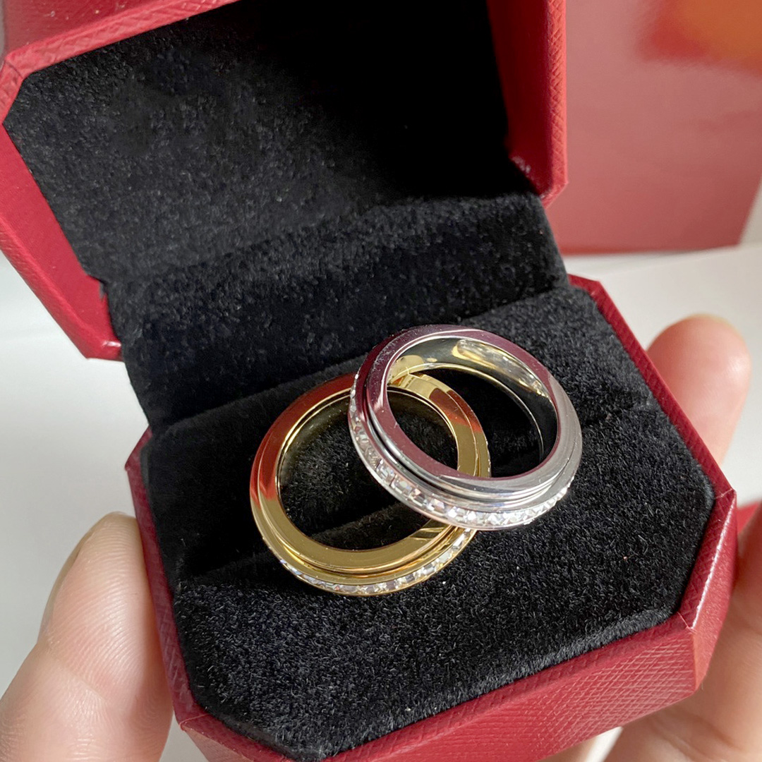 Ring designer ring luxury rings diamond ring jewelry rings for women Alphabet fashion casual gift jewelry Valentines Day gift Versatile rings siz-image-1099301394