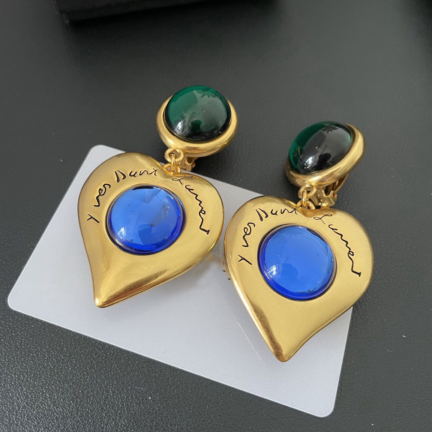 New Designed women fashion earrings love letters vintage 18K Gold plated Ear studs Designer Jewelry YSLLE042