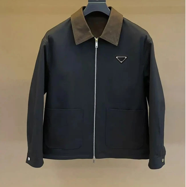 Mens Designers Jackets Fashion Classic Trend Zipper Long Sleeve Coats Business Spring Autumn Leisure Light Luxury Outerwear