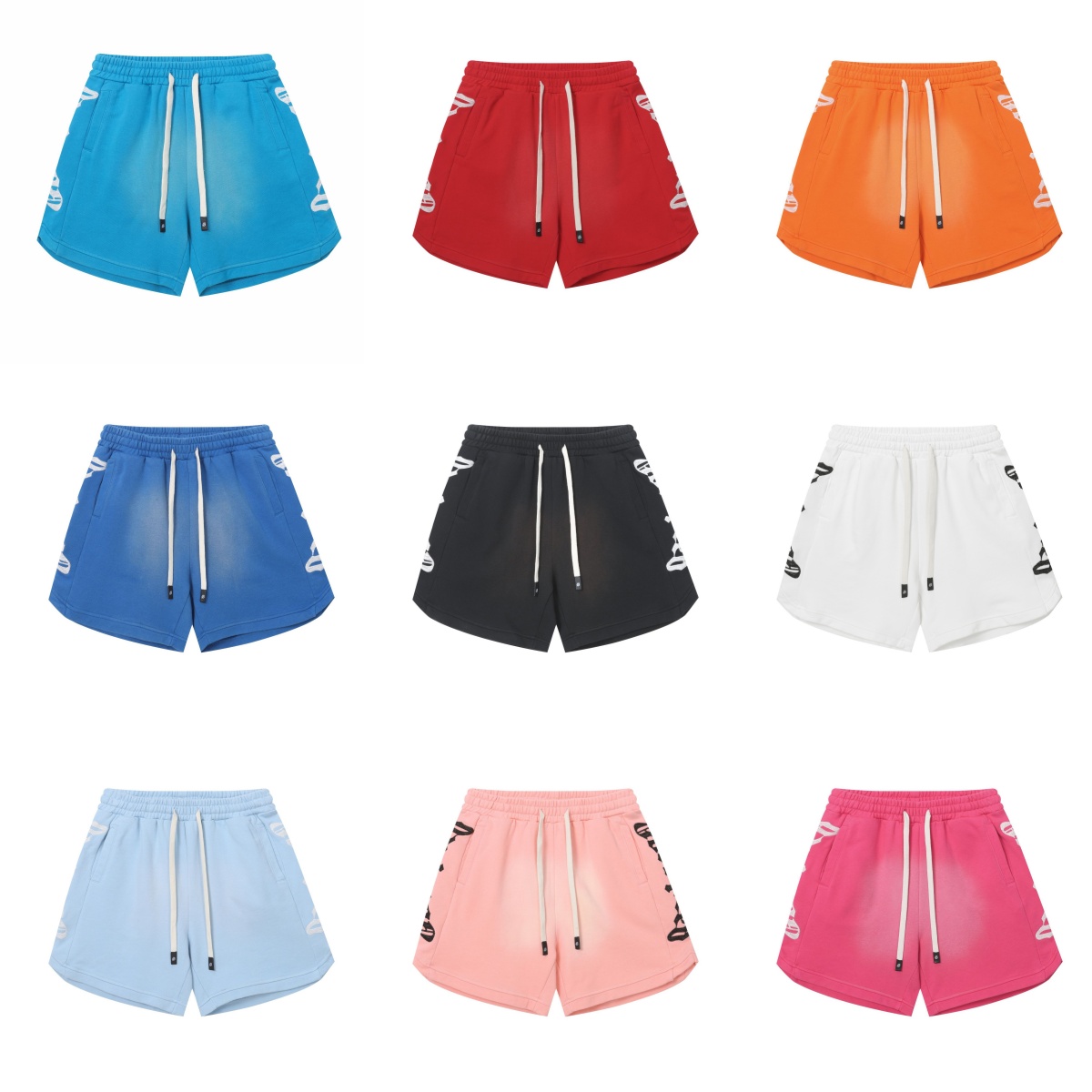 Designer Mens Shorts Lettre Imprimer High Street Vintage Hip Hop Pantalons décontractés Court Summer Mesh Basketball Beach Mode Court Hommes Hip