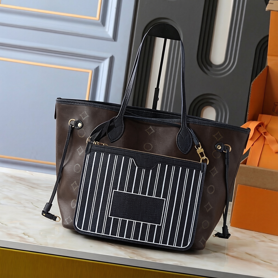 Sacs de créateurs Fourre-tout de luxe Mode Classique Sac à bandoulière double face Sacs de voyage floraux à la mode Lettre Fleur Cuir Sous les br