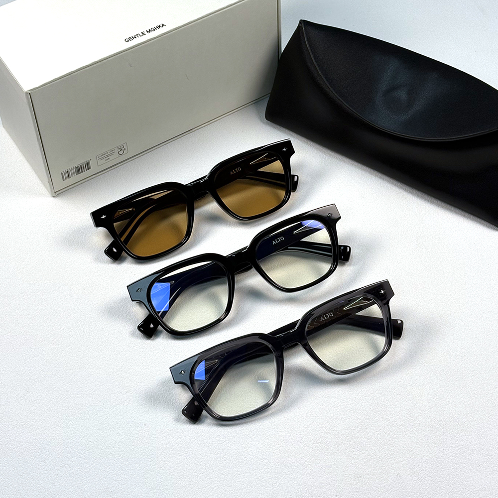 2026 New GENTLE MGHKA korea Retro Optical Glasses Acetate Square ALTO Eyeglasses frame men women GM Glasses Frame Monter eyewear myopia Prescription