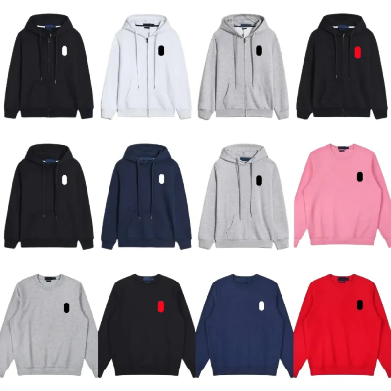 Polo à capuche pour hommes Sweats à capuche de créateurs Vêtements pour femmes Polos Survêtement Pull en coton Cheval à manches longues Casual Zi