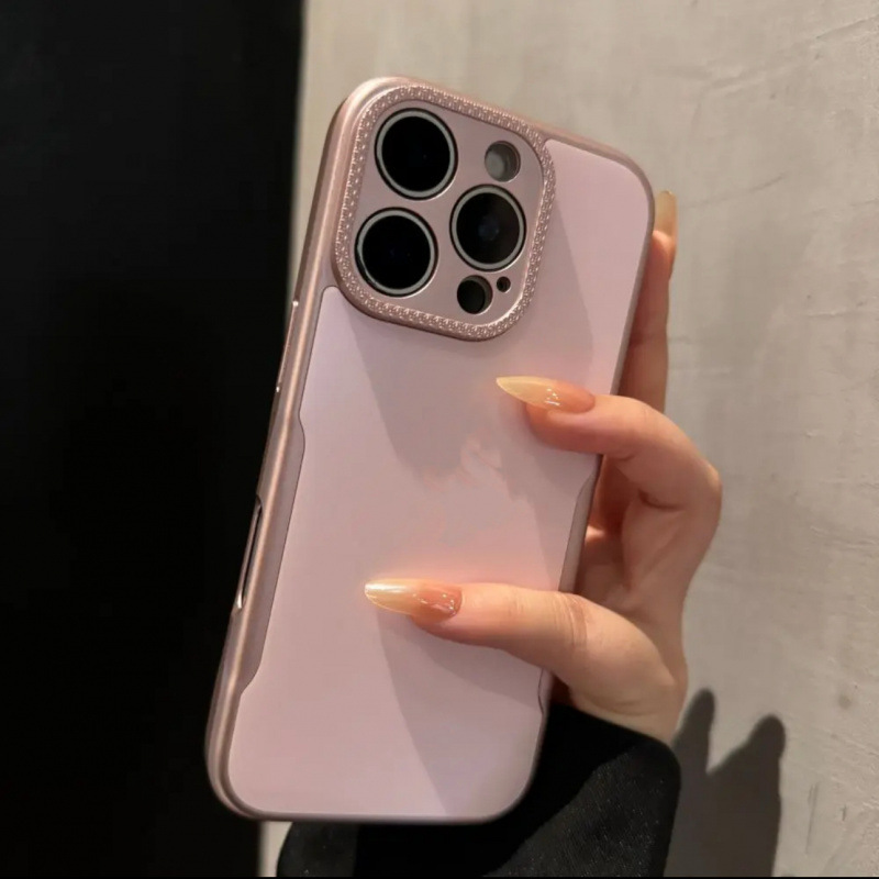 Étui à lame de taille mince givré mat pour iPhone, couverture de luxe minimaliste
