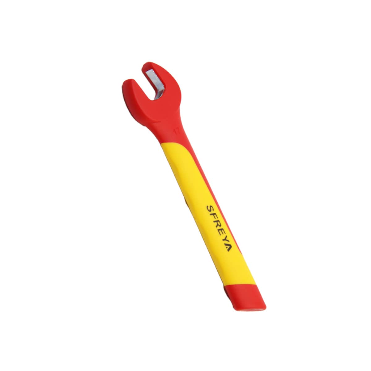 SFREYA F8042 Industrial-grade Injection Molded Open-End Wrench Insulated Handle Wrench Household Multi-functional Insulated Open-End Spanner-image-1099269557