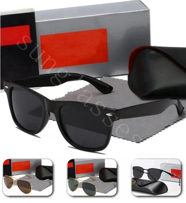 2026 new sunglasses for women Fashion Rayss Designer sunglasses Men Classic Pilot Protection Outdoor Bands Driving Beach Sun Glasses Uv400 with Box