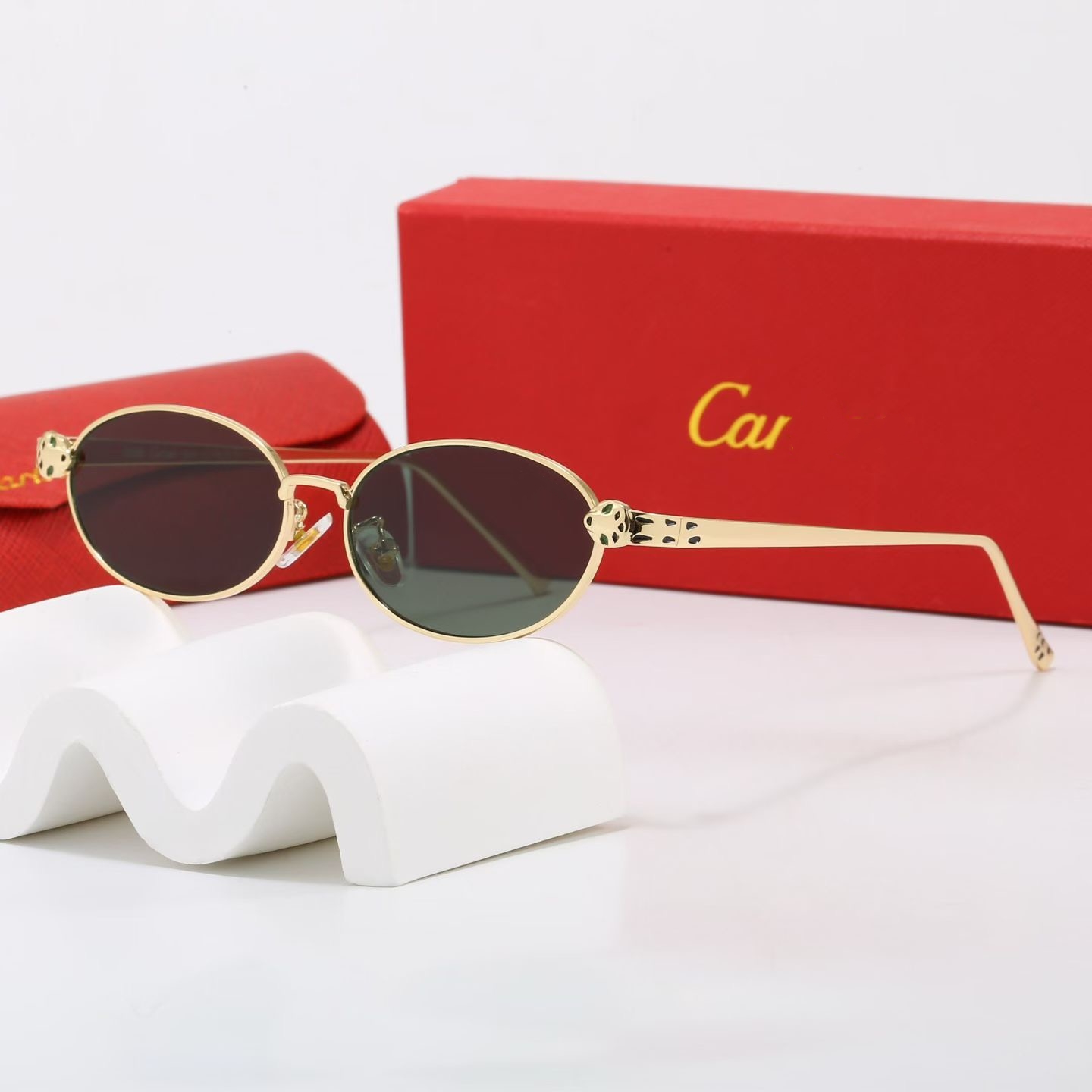 Polygones Diamond Cut Designer Hommes Lunettes de soleil pour femmes Célèbre marque sans monture Style de cadre en métal Décoloration Lunettes Lu