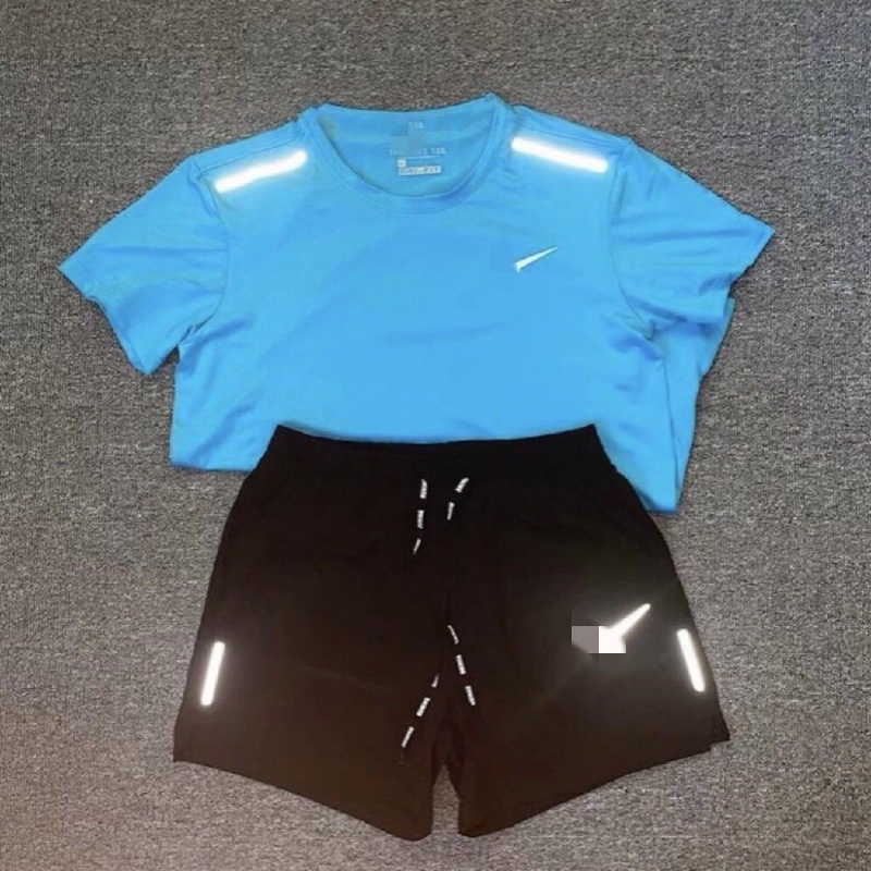 2026 Fashion Summer Mens Tracksuits Tech Set Designer Tracksuit T Shirts Shorts Two-piece men Fitness Suit Print Quick Drying and Breathable Sportsw
