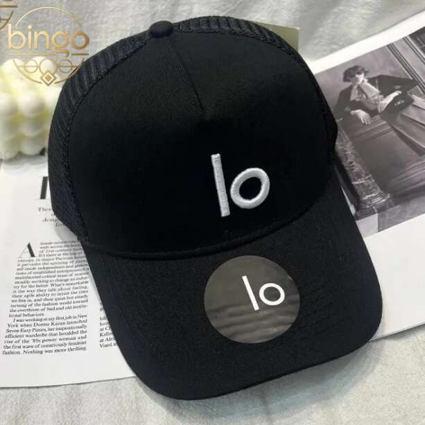 Free shipping Luxury Baseball Cap Fashion Headwear Minimalist Letter Embroidery Mesh Back Quick-Dry Breathable Curved Brim Sun Protection Casual Hat