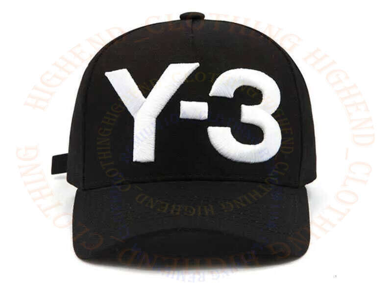 Y 3 Vader Casquette brodée hip-hop chapeau de soleil homme femme golf lettre sangle réglable Y3 sport extérieur baseball cap 9ff