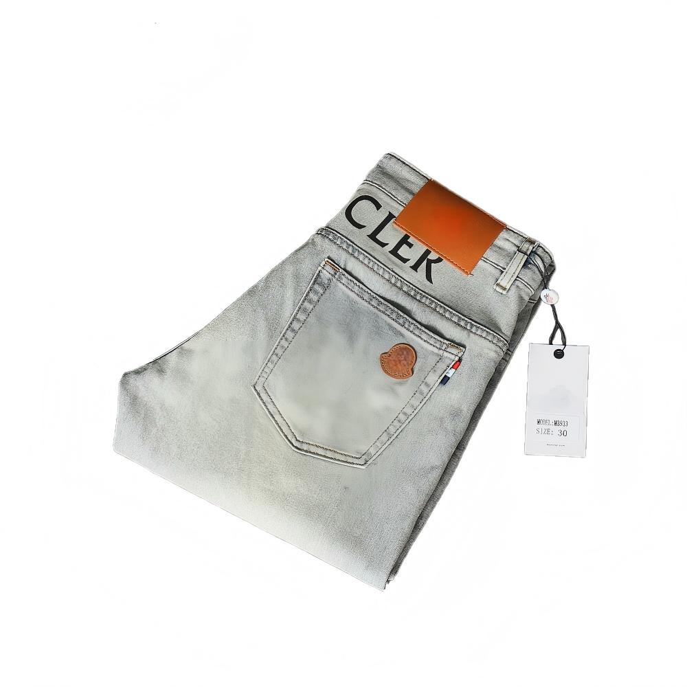 Jeans da uomo dal taglio dritto alla moda DnG, pantaloni casual in denim di alta qualità dal design di ispirazione italiana