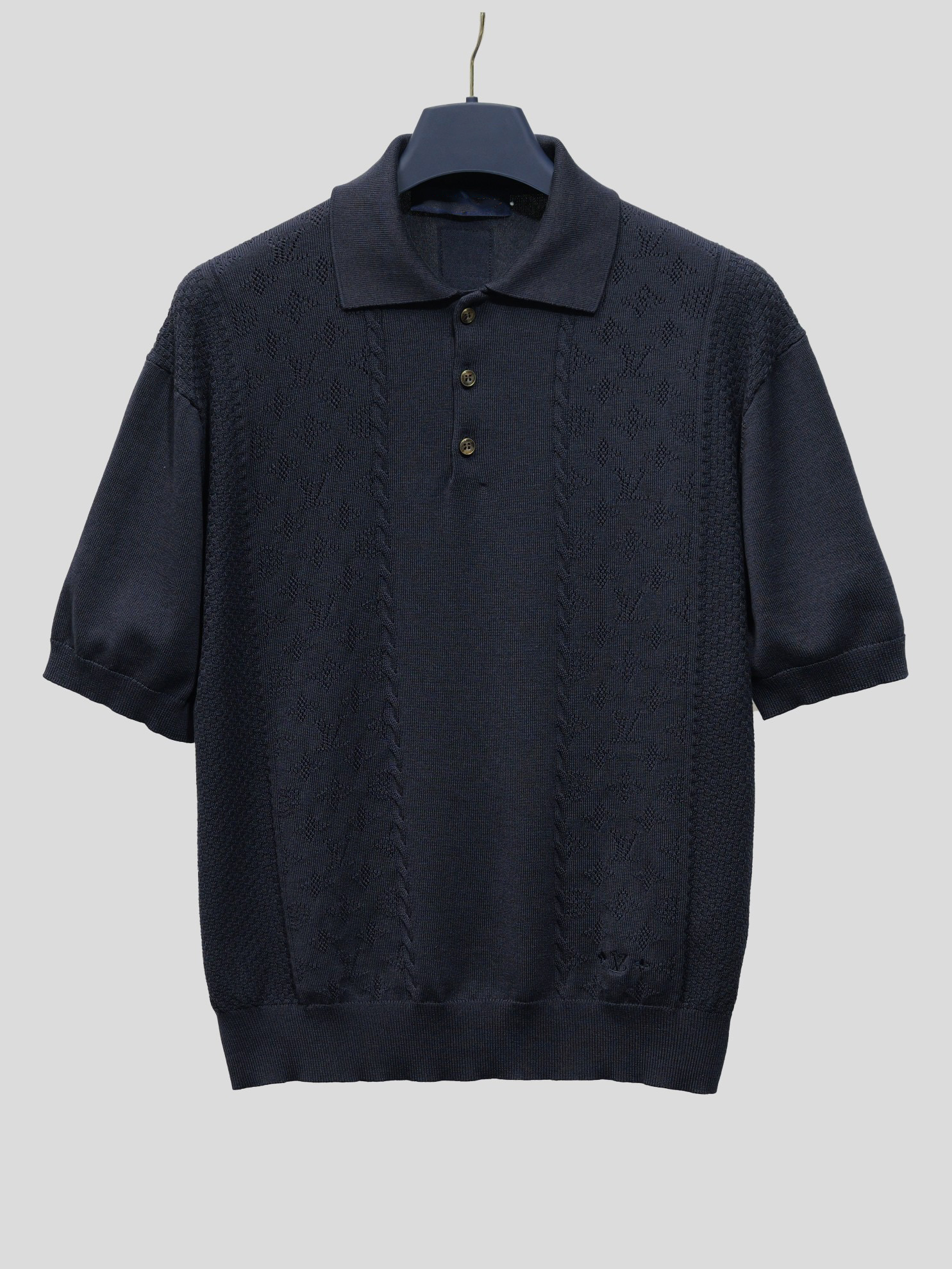 Men's Plus Tees & Polos Round neck embroidered and printed polar style summer wear with street pure cotton e865656