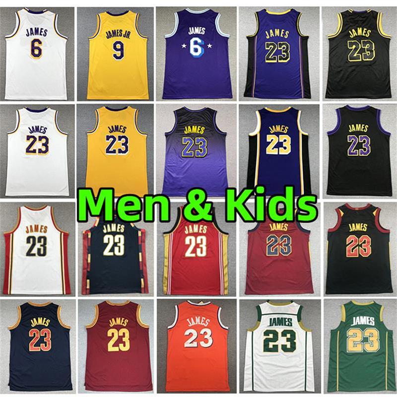 Stitched James Jersey Basketball Jerseys Bronny James Jr. Men Youth Kids Cavs High School St Vincent St Mary Classics Retro adult children