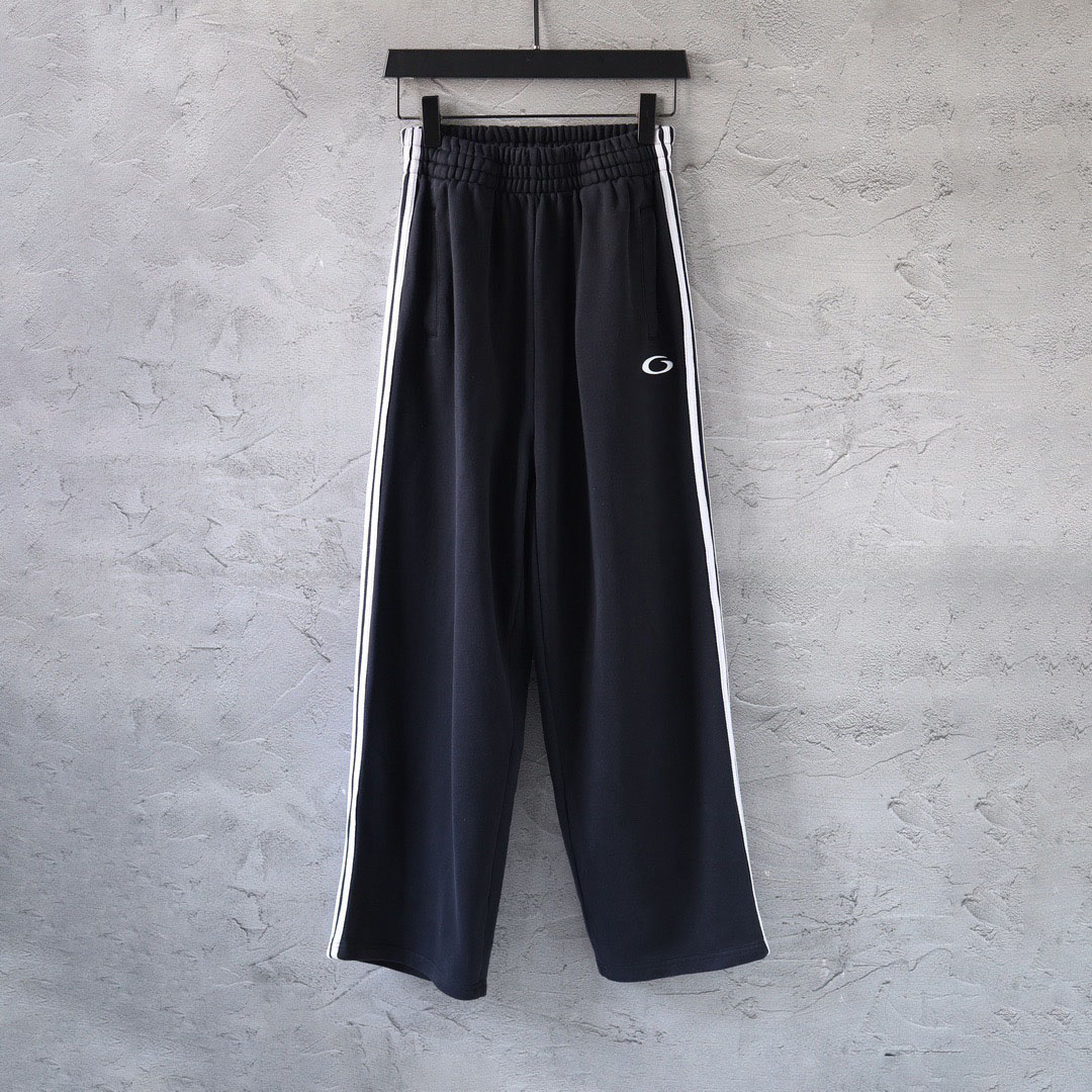 Men's Plus Size Pants Round neck embroidered and printed polar style summer wear with street pure cotton 4 cyy9642 s324t