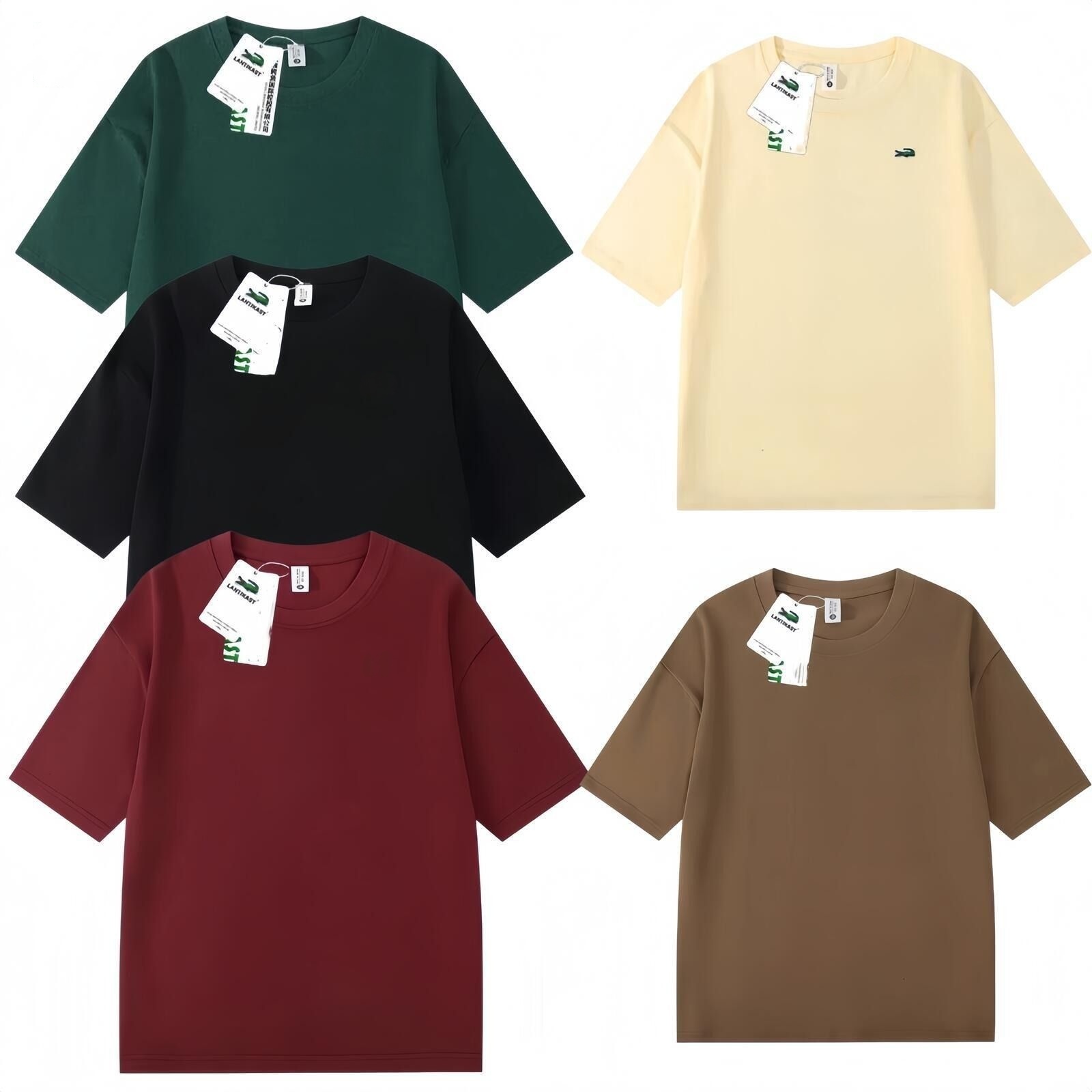 NEW Lacostly Crocodile Tshirt Men Polos Brand Men's Golf Shirt, Comfortable And Breathable In Quick Drying Fashion Short Sleeved Knitted Shirt,