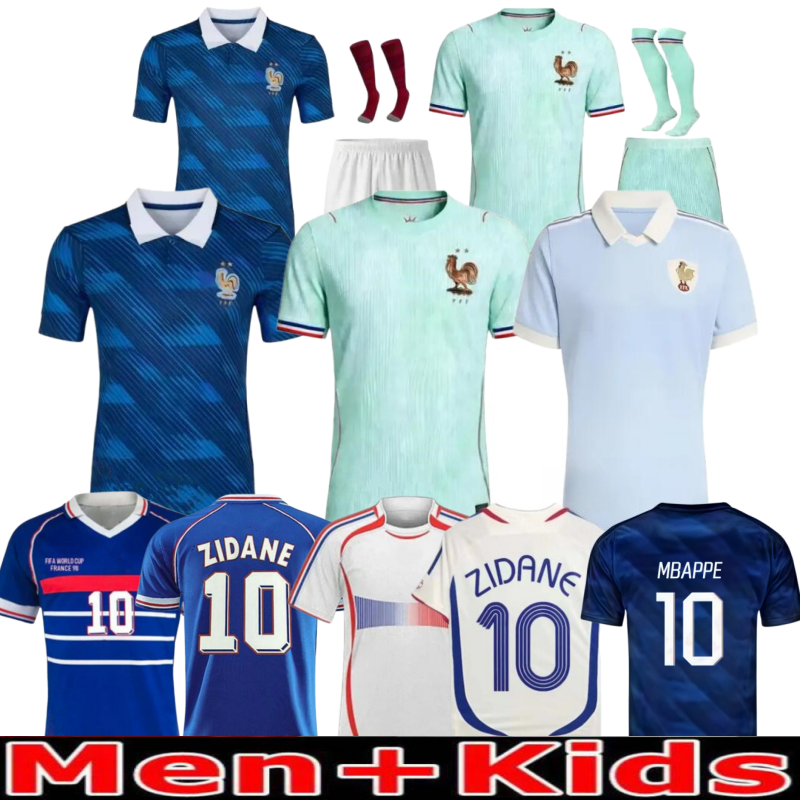 france jersey world cup 2026 French Soccer Jerseys MBAPPE GIROUD DEMBELE EKITIKE GRIEZMANN Kids Women retro Football tops Shirt maillot de foot 1-image-915780664