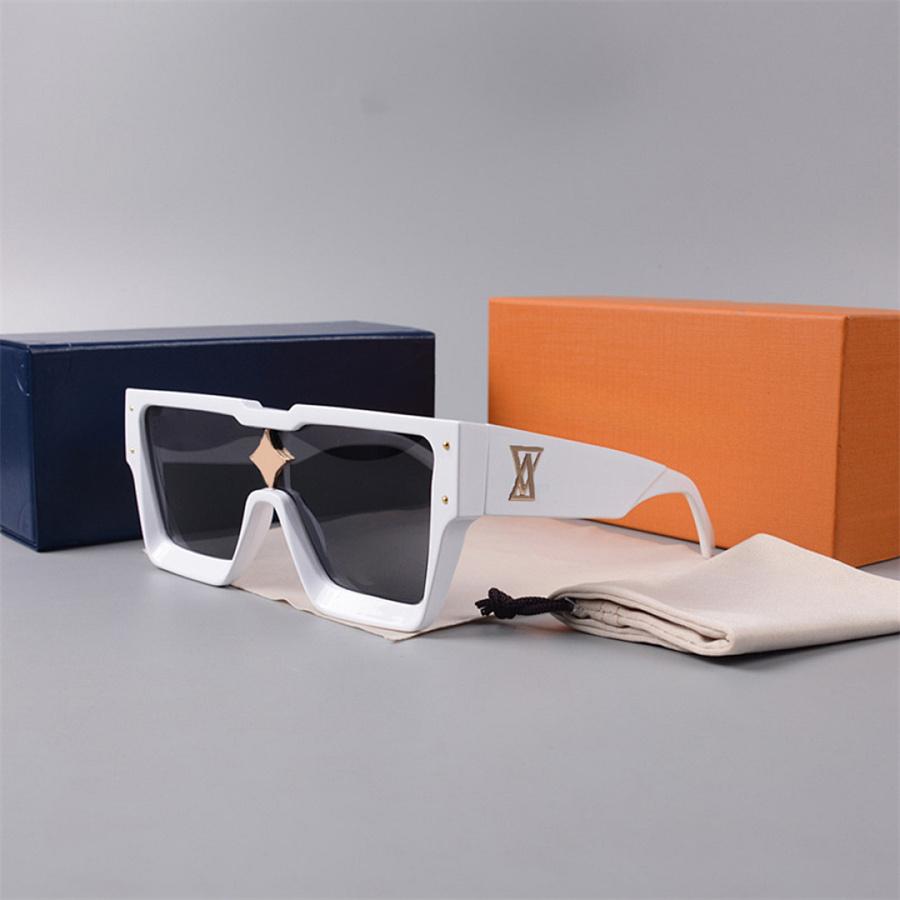 Designer Sunglasses Luxury Eyeglasses Fashion Glasses Casual Rectangle Goggle Classic Glasses Big Full Frame Letter Design For Man Women 5 Option To