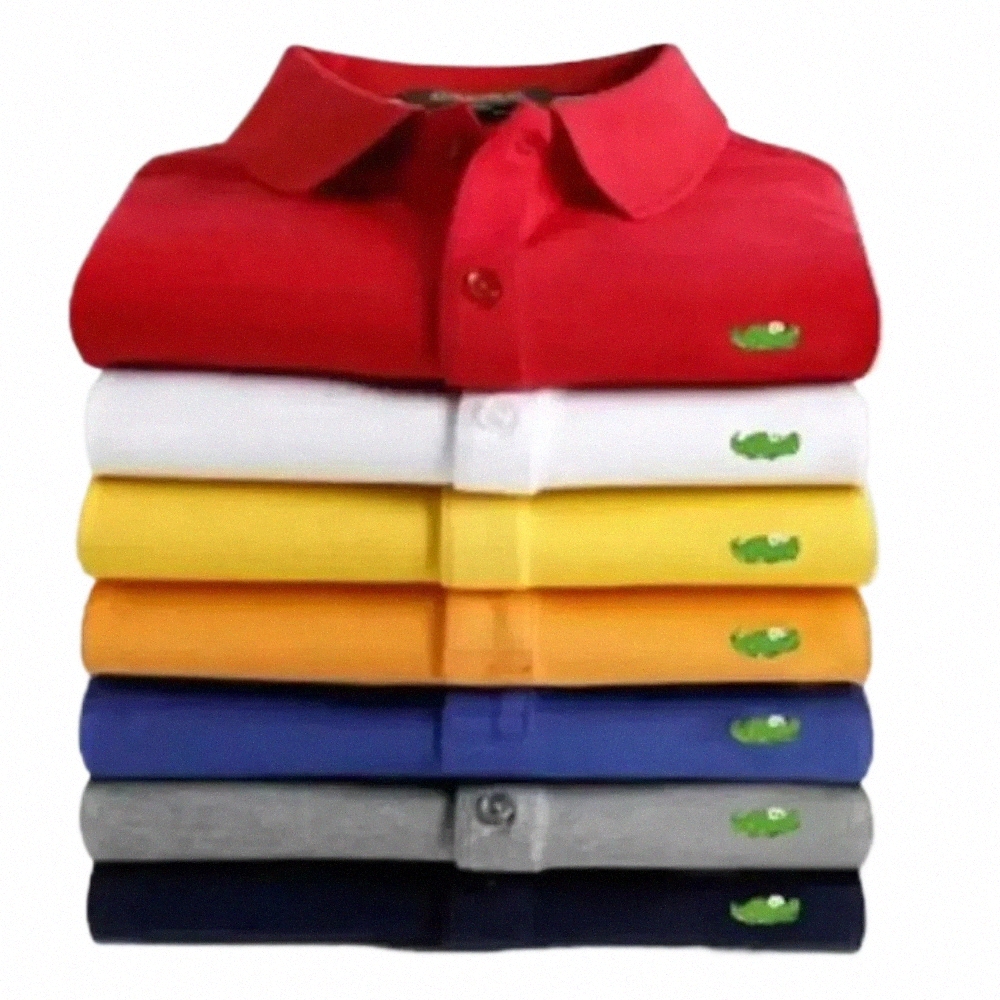 quality Mens Designer Polos Brand Small Horse Crocodile Embroidery Clothing Men Fabric Letter Polo T-Shirts Collar Casual T-Shirt Tee Shirt Tops z86