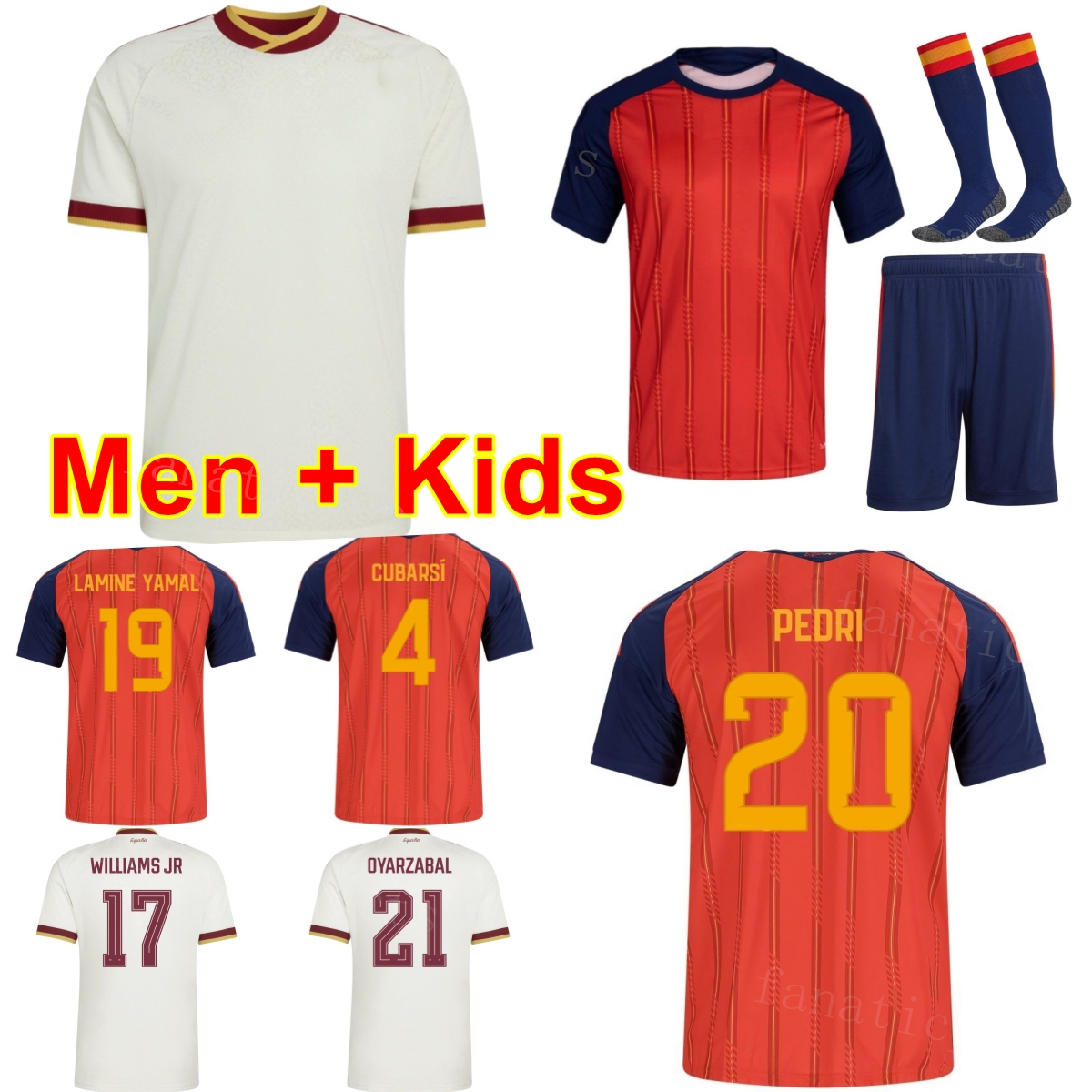 National Man Espana Soccer Jersey 2026 World Cup 21 OYARZABAL 19 LAMINE YAMAL 20 PEDRI 12 PORRO ZUBIMENDI SIMON CUCURELLA TORRES OLMO RODRI Footb-image-756869052